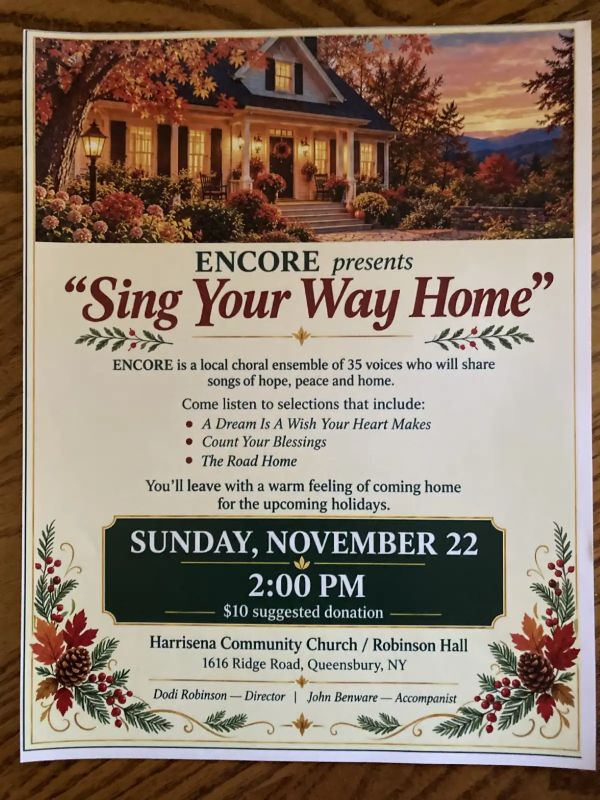 Sing Your Way Home Concert